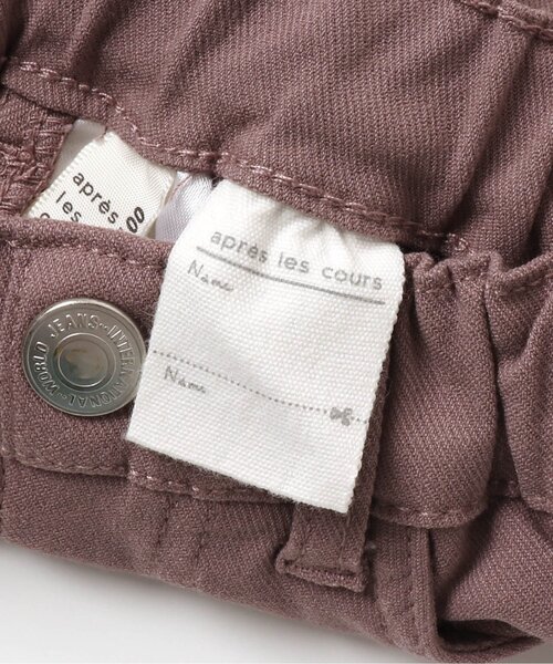 apres les cours（アプレレクール）の「カラフルツイル/7days Style pants　10分丈（その他パンツ・キッズ・ブラウン/ピンク/カーキ/ブラック/アイボリー/ブルー・110/120/80/90/130/140/100）」の16枚目の写真