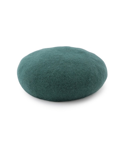 ROPE' PICNIC（ロペピクニック）の「ウールベレー帽（ハンチング/ベレー帽・レディース・ブラック/キナリ/ベージュ系その他2/グリーン・FREE）」の4枚目の写真