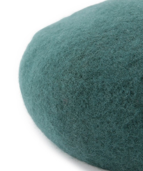 ROPE' PICNIC（ロペピクニック）の「ウールベレー帽（ハンチング/ベレー帽・レディース・ブラック/キナリ/ベージュ系その他2/グリーン・FREE）」の6枚目の写真