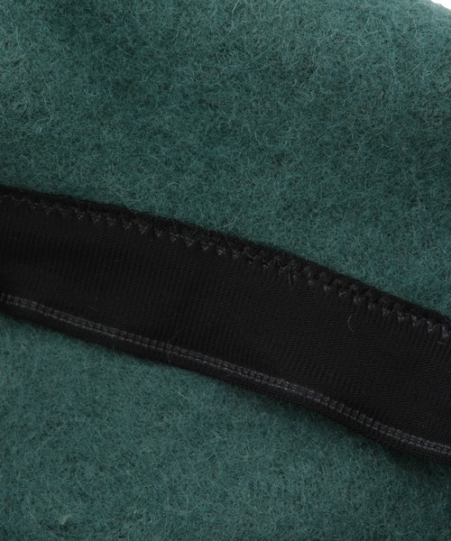 ROPE' PICNIC（ロペピクニック）の「ウールベレー帽（ハンチング/ベレー帽・レディース・ブラック/キナリ/ベージュ系その他2/グリーン・FREE）」の13枚目の写真