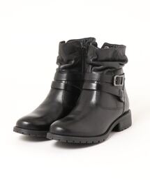 Piedi Nudi（ピエディヌーディ）の「KLONDIKE/ｸﾛﾝﾀﾞｲｸ 本革ヴィンテージ加工 シャーリングベルトブーツ（ブーツ）」