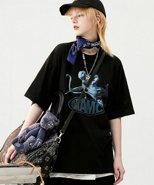 『MAMC/エムエーエムエーシー』MAMC 2021 Angel statue Tee/天使の銅像 グラフィック Tシャツ（Tシャツ