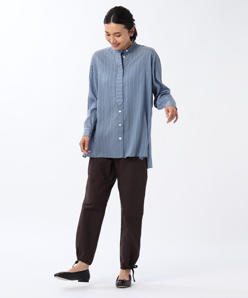 UNTITLED（アンタイトル）の「◆【洗える】NALYA シルク混 比翼ブラウス（シャツ/ブラウス・レディース・ホワイト系その他3/ブルー系2/ナチュラル・02/01/03）」の13枚目の写真