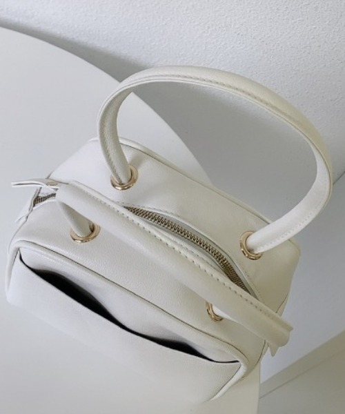 VANNIE U(ヴァニーユー)の「カラーボストンBAG(ボストンバッグ・レディース・ホワイト/イエロー/グリーン・FREE)」の16枚目の写真