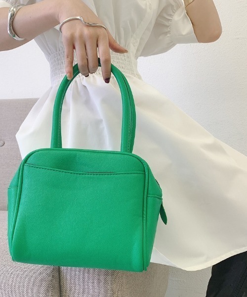 VANNIE U(ヴァニーユー)の「カラーボストンBAG(ボストンバッグ・レディース・ホワイト/イエロー/グリーン・FREE)」の22枚目の写真