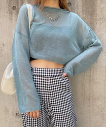 WEGO/シアーショートニット