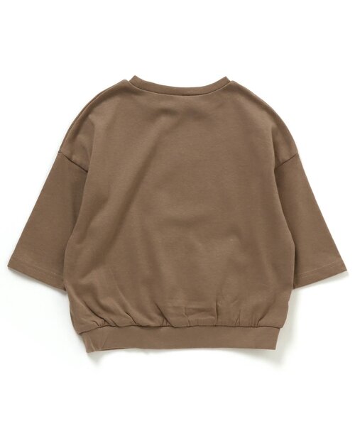 apres les cours（アプレレクール）の「リラックスロゴTシャツ（Tシャツ/カットソー・キッズ・ピンク/ブルー/ベージュ/ブラウン/オレンジ・100/110/140/90/120/130/80）」の15枚目の写真