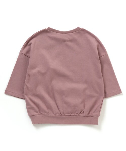 apres les cours（アプレレクール）の「リラックスロゴTシャツ（Tシャツ/カットソー・キッズ・ピンク/ブルー/ベージュ/ブラウン/オレンジ・100/110/140/90/120/130/80）」の18枚目の写真