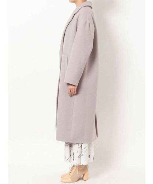 MERCURYDUO（マーキュリーデュオ）の「ウールチェスターコート（チェスターコート・レディース・ブラウン/ピンク/アイボリー/ミント・SMALL/MEDIUM）」の10枚目の写真