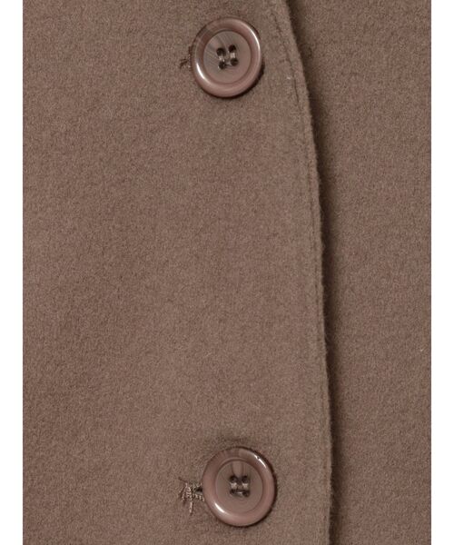 MERCURYDUO（マーキュリーデュオ）の「ウールチェスターコート（チェスターコート・レディース・ブラウン/ピンク/アイボリー/ミント・SMALL/MEDIUM）」の19枚目の写真