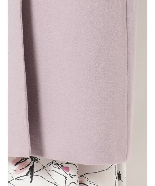 MERCURYDUO（マーキュリーデュオ）の「ウールチェスターコート（チェスターコート・レディース・ブラウン/ピンク/アイボリー/ミント・SMALL/MEDIUM）」の5枚目の写真