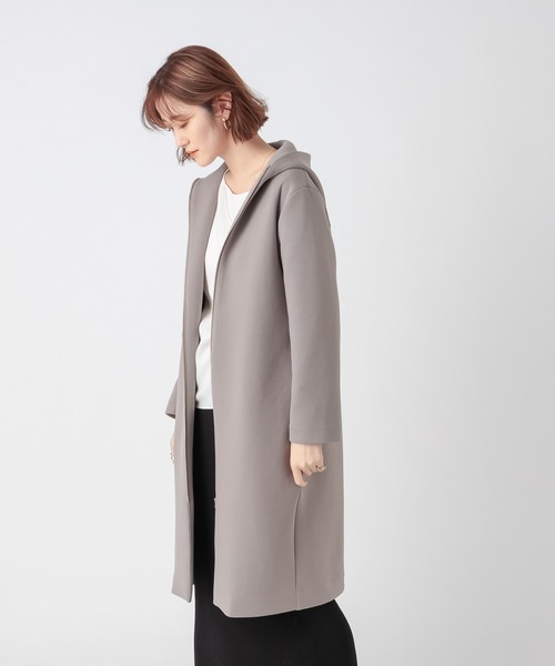 RIVE DROITE（リヴドロワ）の「ソフトな着心地でロングシーズン活躍する　ダンボールZIPコート（その他アウター・レディース・グレー系その他/ベージュ/ネイビー・FREE）」の16枚目の写真