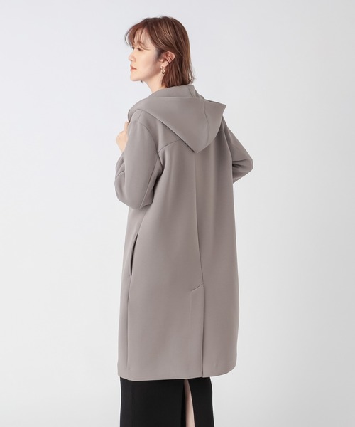 RIVE DROITE（リヴドロワ）の「ソフトな着心地でロングシーズン活躍する　ダンボールZIPコート（その他アウター・レディース・グレー系その他/ベージュ/ネイビー・FREE）」の20枚目の写真