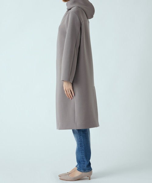 RIVE DROITE（リヴドロワ）の「ソフトな着心地でロングシーズン活躍する　ダンボールZIPコート（その他アウター・レディース・グレー系その他/ベージュ/ネイビー・FREE）」の8枚目の写真