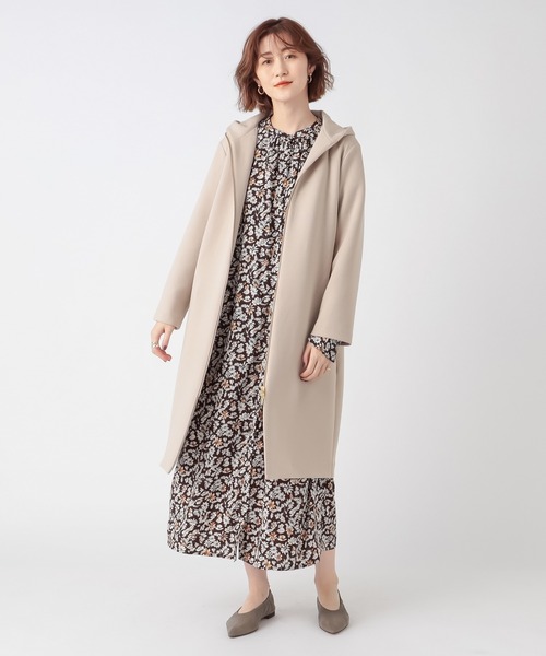 RIVE DROITE（リヴドロワ）の「ソフトな着心地でロングシーズン活躍する　ダンボールZIPコート（その他アウター・レディース・グレー系その他/ベージュ/ネイビー・FREE）」の19枚目の写真