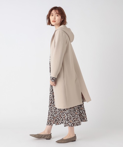 RIVE DROITE（リヴドロワ）の「ソフトな着心地でロングシーズン活躍する　ダンボールZIPコート（その他アウター・レディース・グレー系その他/ベージュ/ネイビー・FREE）」の6枚目の写真