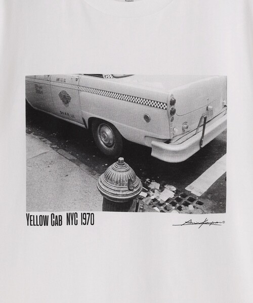 LOVELESS(ラブレス)の「【KOBAK×LOVELESS】WOMEN EXCLUSIVE フォトTシャツ Yellow Cab NYC(Tシャツ/カットソー・レディース・ホワイト・S)」の5枚目の写真