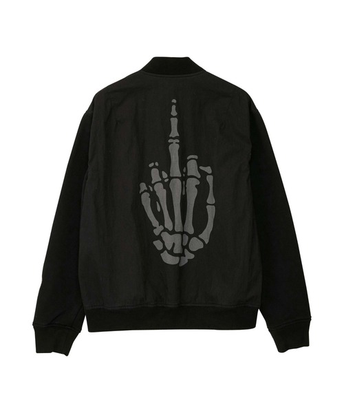 HYSTERIC GLAMOUR(ヒステリックグラマー)の「MIDDLE FINGER リブブルゾン(その他アウター・メンズ・ブラック/カモフラージュ/カーキ・SMALL/MEDIUM/LARGE/X-LARGE)」の11枚目の写真