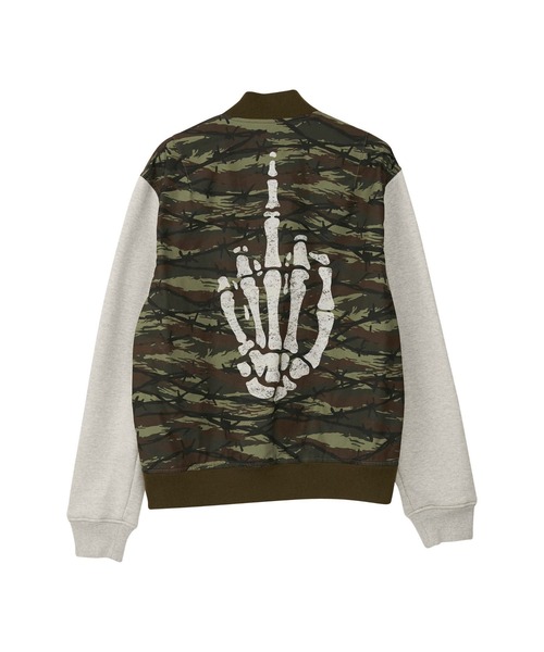 HYSTERIC GLAMOUR(ヒステリックグラマー)の「MIDDLE FINGER リブブルゾン(その他アウター・メンズ・ブラック/カモフラージュ/カーキ・SMALL/MEDIUM/LARGE/X-LARGE)」の9枚目の写真