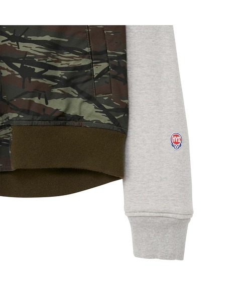 HYSTERIC GLAMOUR(ヒステリックグラマー)の「MIDDLE FINGER リブブルゾン(その他アウター・メンズ・ブラック/カモフラージュ/カーキ・SMALL/MEDIUM/LARGE/X-LARGE)」の4枚目の写真