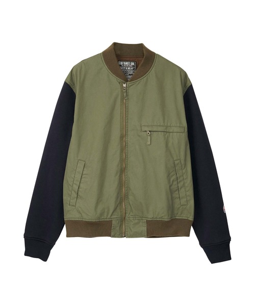 HYSTERIC GLAMOUR(ヒステリックグラマー)の「MIDDLE FINGER リブブルゾン(その他アウター・メンズ・ブラック/カモフラージュ/カーキ・SMALL/MEDIUM/LARGE/X-LARGE)」の13枚目の写真