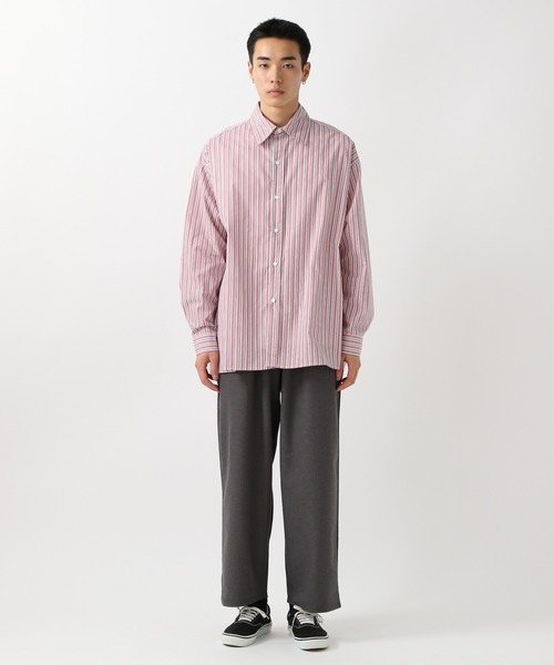 ALAND(エーランド)の「3.3Field Trip/OVER STRIPE シャツ 2254700(シャツ/ブラウス・メンズ・ピンク/ブルー・FREE)」の19枚目の写真
