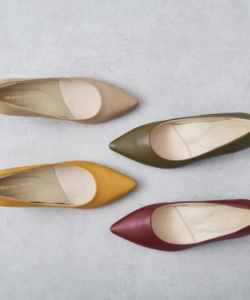 ORiental TRaffic（オリエンタルトラフィック）の「跳べるパンプス ミドルヒール R-3202（パンプス・レディース・ブラック/ブラック系その他3/レッド/イエロー/ベージュ/カーキ/オレンジ系/グリーン/ネイビー/ブラック系その他・37/33/38/43/41/35/36/34/40/39/42）」の20枚目の写真