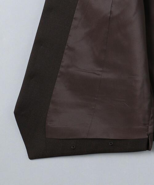 WORK TRIP OUTFITS GREEN LABEL RELAXING（ワークトリップアウトフィッツグリーンレーベル リラクシング）の「WTO シャンブレー 5B スーツベスト -ウォッシャブル- ＊＊（スーツベスト・メンズ・ダークブラウン/ネイビー・XXS/40/XL/50/XS/42/S/44/M/46/L/48）」の19枚目の写真
