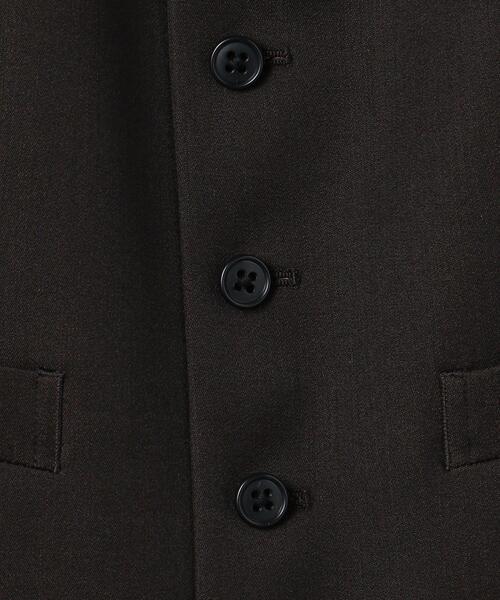 WORK TRIP OUTFITS GREEN LABEL RELAXING（ワークトリップアウトフィッツグリーンレーベル リラクシング）の「WTO シャンブレー 5B スーツベスト -ウォッシャブル- ＊＊（スーツベスト・メンズ・ダークブラウン/ネイビー・XXS/40/XL/50/XS/42/S/44/M/46/L/48）」の13枚目の写真