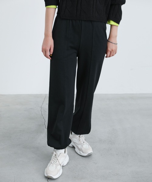 select MOCA（セレクトモカ）の「2021 A/W スウェットジョガーパンツ（スウェットパンツ・レディース・ブラック/ライトベージュ・FREE）」の13枚目の写真