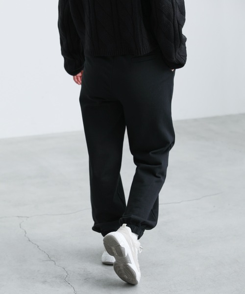 select MOCA（セレクトモカ）の「2021 A/W スウェットジョガーパンツ（スウェットパンツ・レディース・ブラック/ライトベージュ・FREE）」の15枚目の写真