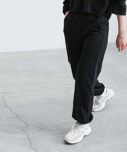 select MOCA（セレクトモカ）の「2021 A/W スウェットジョガーパンツ（スウェットパンツ・レディース・ブラック/ライトベージュ・FREE）」の11枚目の写真