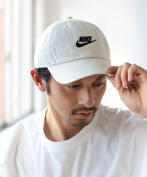 NIKE（ナイキ）の「NIKE / H86 フーチュラ ウォッシュド キャップ（キャップ・メンズ・ブラック/アイボリー/オリーブ/ホワイト/グリーン・ONE SIZE）」の3枚目の写真