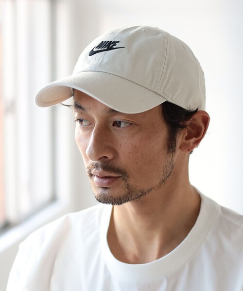 NIKE（ナイキ）の「NIKE / H86 フーチュラ ウォッシュド キャップ（キャップ・メンズ・ブラック/アイボリー/オリーブ/ホワイト/グリーン・ONE SIZE）」の9枚目の写真