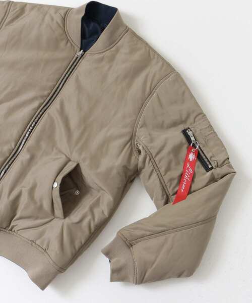 URBAN RESEARCH Sonny Label(アーバンリサーチサニーレーベル)の「『撥水』リバーシブルMA-1(MA-1・メンズ・ベージュ系その他/グリーン系その他・MEDIUM/LARGE/X-LARGE)」の12枚目の写真