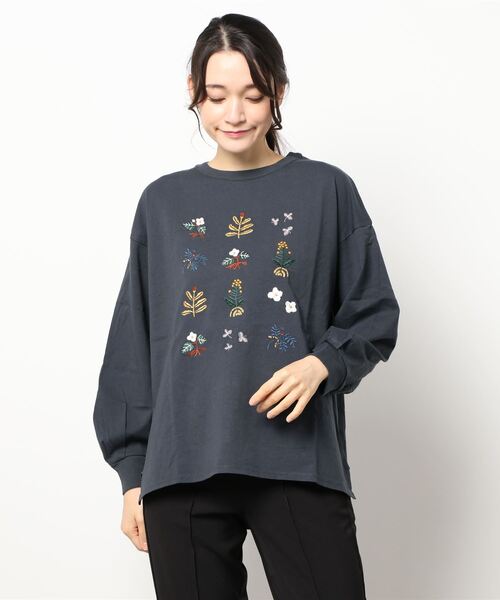 新品 取寄品 アーティストコラボ 小さな世界 刺しゅう長袖tシャツ Tシャツ カットソー Super Hakka スーパーハッカ のファッション 安い買取店舗 Pinkrobinpress Co Uk