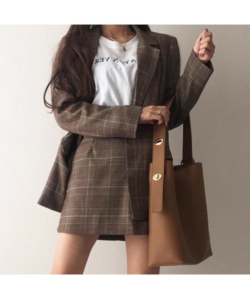 blatto（ブラット）の「【blatto】ワンハンドルショルダー/oku-bag22-29（ショルダーバッグ・レディース・ブラック/ダークブラウン・FREE）」の9枚目の写真