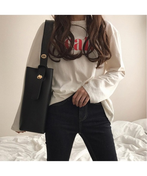 blatto（ブラット）の「【blatto】ワンハンドルショルダー/oku-bag22-29（ショルダーバッグ・レディース・ブラック/ダークブラウン・FREE）」の8枚目の写真