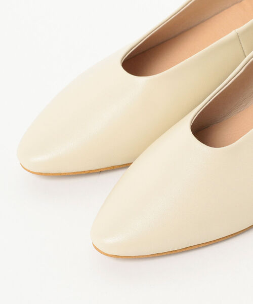 Ray BEAMS（レイビームス）の「MOHI / ソフト レザー バレエシューズ（ドレスシューズ・レディース・ダークブラウン/オフホワイト/イエロー・38/39/36/37/35）」の19枚目の写真
