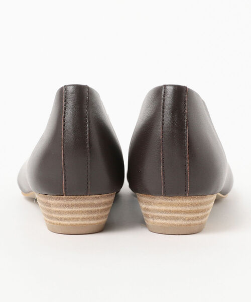 Ray BEAMS（レイビームス）の「MOHI / ソフト レザー バレエシューズ（ドレスシューズ・レディース・ダークブラウン/オフホワイト/イエロー・38/39/36/37/35）」の10枚目の写真