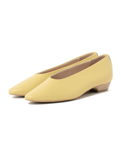 Ray BEAMS（レイビームス）の「MOHI / ソフト レザー バレエシューズ（ドレスシューズ・レディース・ダークブラウン/オフホワイト/イエロー・38/39/36/37/35）」の9枚目の写真