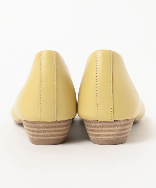 Ray BEAMS（レイビームス）の「MOHI / ソフト レザー バレエシューズ（ドレスシューズ・レディース・ダークブラウン/オフホワイト/イエロー・38/39/36/37/35）」の4枚目の写真