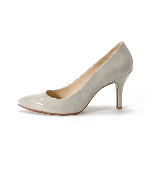 Spick & Span（スピックアンドスパン）の「285ORIGINAL Fエナメルポインテッドパンプス◆（パンプス・レディース・ブラック/ライトグレー/ライトインディゴブルー/ピンクベージュ・36/37/36.5/37.5/38）」の7枚目の写真