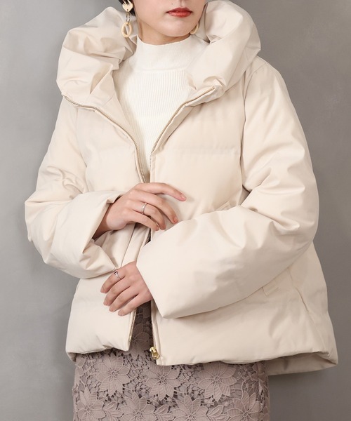 シームレス ショートダウンジャケット（ダウンジャケット/コート