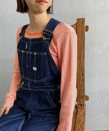 [MILLER/ミラー] カップ付き バックコンシャス ロングスリーブボーダーリブTシャツ
