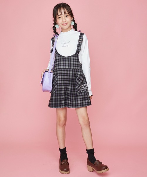 JENNI love(ジェニィラブ)の「ハーフムーンショルダーバッグ(ショルダーバッグ・キッズ・オフホワイト/ブラック/ラベンダー・F)」の12枚目の写真