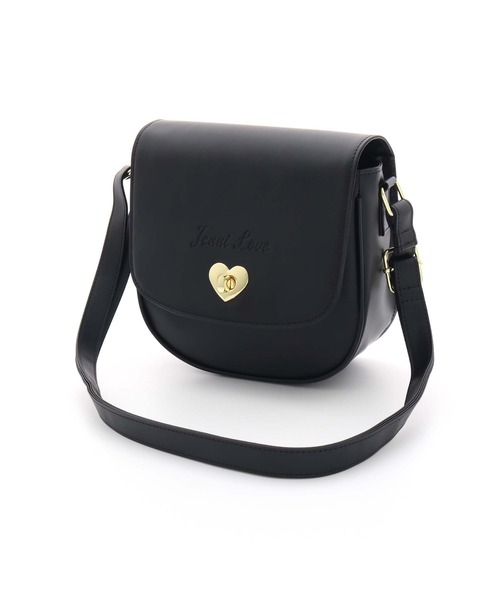 JENNI love(ジェニィラブ)の「ハーフムーンショルダーバッグ(ショルダーバッグ・キッズ・オフホワイト/ブラック/ラベンダー・F)」の14枚目の写真