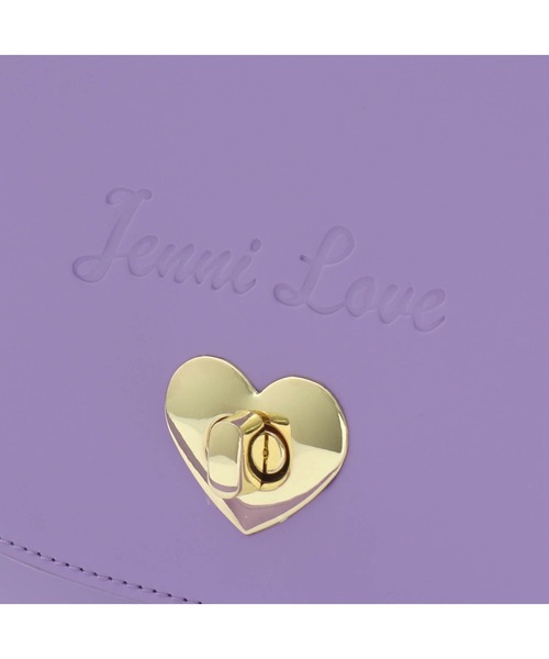 JENNI love(ジェニィラブ)の「ハーフムーンショルダーバッグ(ショルダーバッグ・キッズ・オフホワイト/ブラック/ラベンダー・F)」の9枚目の写真