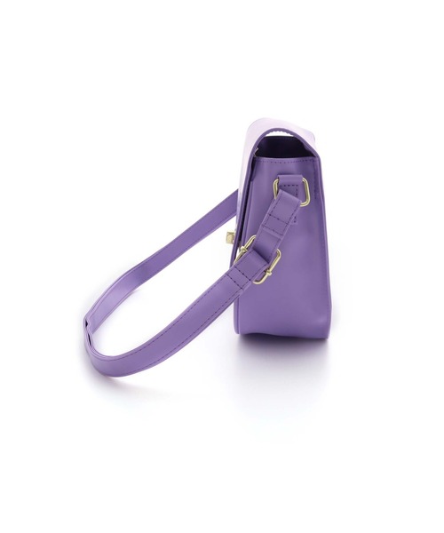 JENNI love(ジェニィラブ)の「ハーフムーンショルダーバッグ(ショルダーバッグ・キッズ・オフホワイト/ブラック/ラベンダー・F)」の13枚目の写真