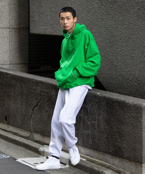 VIVASTUDIO（ビバスタジオ）の「【UNISEX】VIVA STUDIO／HEART HOOD  2237884（パーカー・メンズ・グリーン/ボルドー/チャコール・MEDIUM/LARGE/SMALL/X-LARGE）」の8枚目の写真